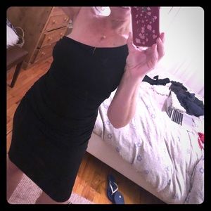 Susana Monaco one shoulder black dress